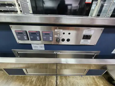 Used Falcon Restaurant Supply Used 3 Open Well Digital Controls Steam Table w/under cabinet storage Steam Tables (Food) Illinois US | Falcon Restaurant Supply #1376661