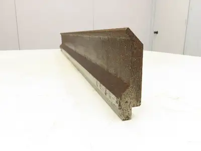 Press Brake Gooseneck Punch Die 38-1/2" Long 90° V 1/4" Finger 3-3/4" H