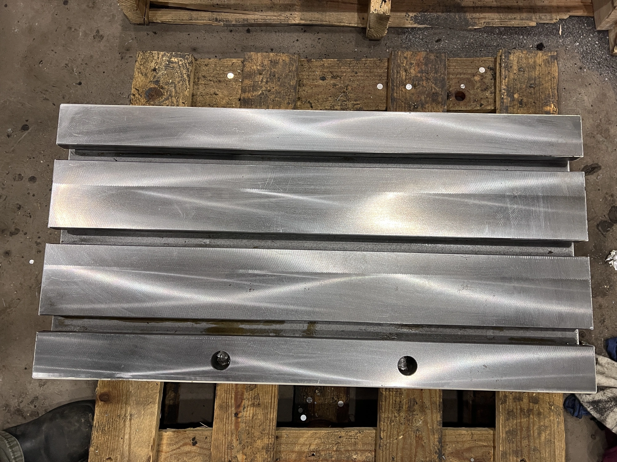 780mm LR x 400mm FB x 100mm Thick Bolster Plate