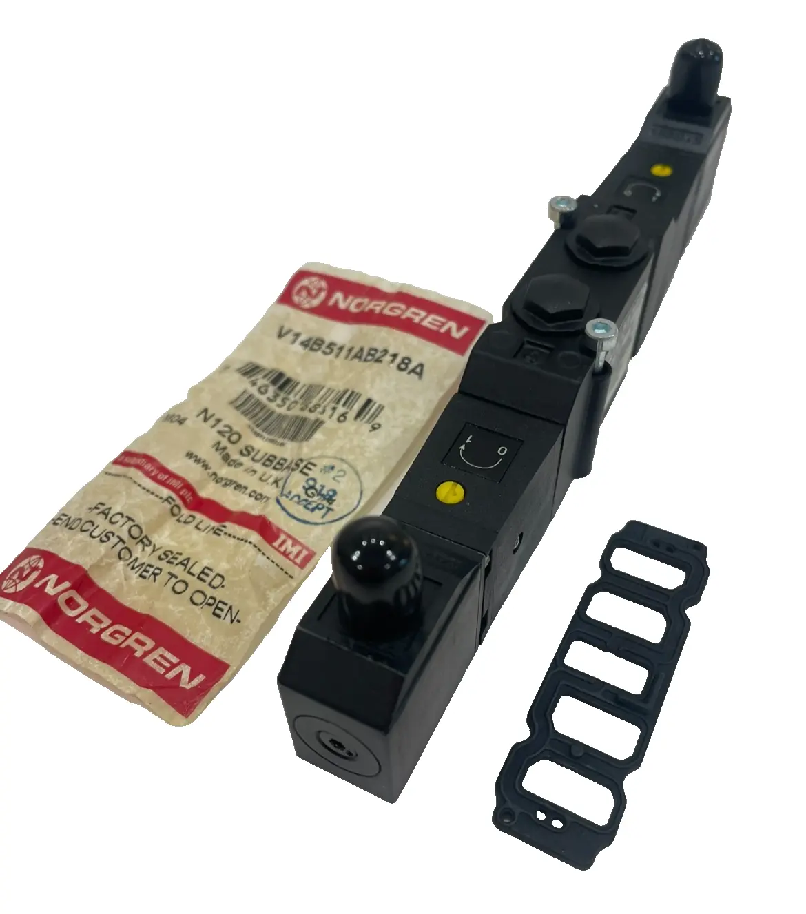 NEW NORGREN V14B511AB218A SOLENOID N120 SUB BASE