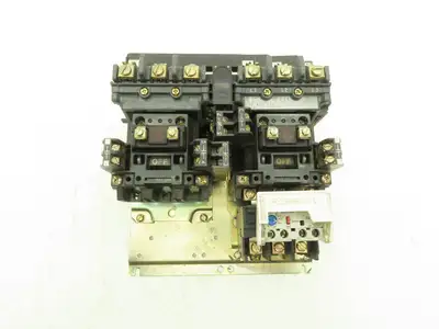 Allen Bradley 505-AOD-A2G Reversing Motor Starter 120V Coil w/18A Overload Ser C