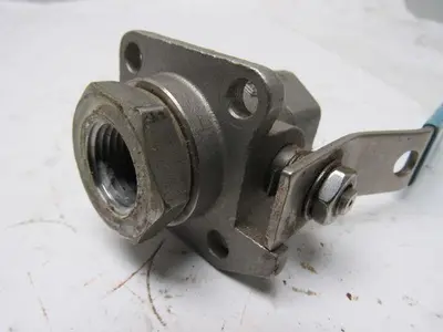 J Flow Controls 1/2" CF8M Stainless Steel Ball Valve 2000 CWP Lot Of 2