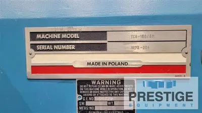 USED 1988 POREBA TCG 160/6M