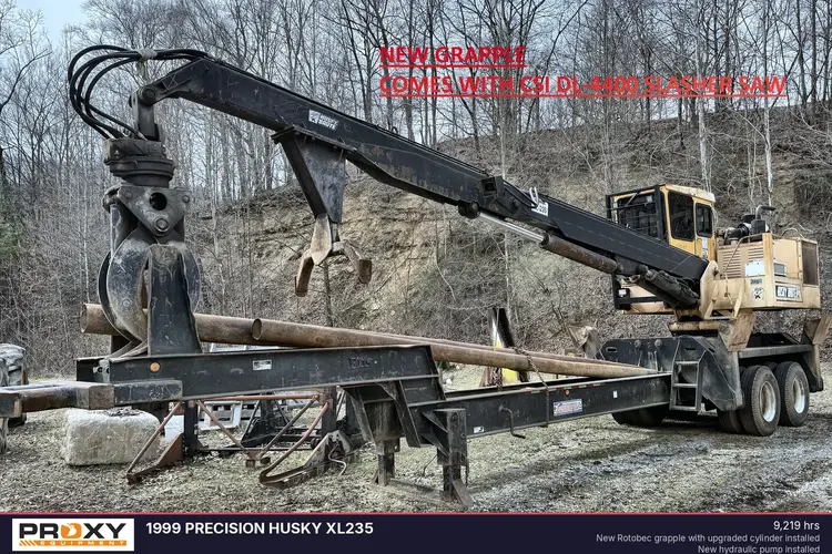 Used 1999 PRECISION HUSKY XL235 Log Loader Kentucky US | Proxy Equipment #1385150