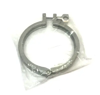 USED VNE CORPORATION HIGH PRESSURE VACUUM CLAMP 6" DIAMETER T304 SS