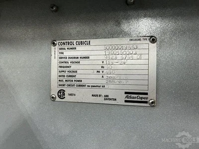 USED 2017 ATLAS COPCO GA132VSD
