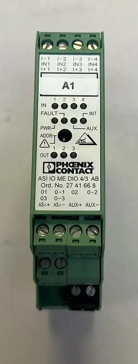 Used PHOENIX CONTACT ASI IO ME DIO 4/3 AB PLC Input & Output Ohio US | Surplus Asset Holdings #1234918
