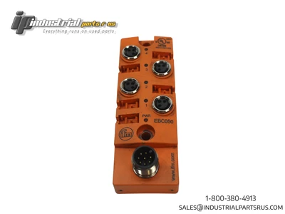 IFM Efector EBC050 Splitter Box 4-Port M8 Junction Block PNP 10-30VDC