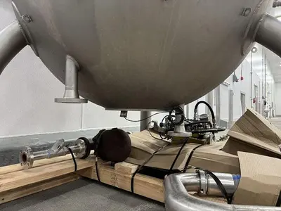 USED 2020 DC NORRIS LTD. 600 GALLON HEMISPHERICAL KETTLE (SCRAPE)