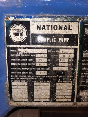 USED NATIONAL J-85 MC