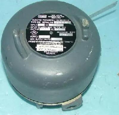 QTY. 1. FISHER CONTROLS ELECTRO PNEUMATIC TRANSDUC...