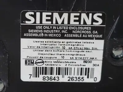 USED SIEMENS B230