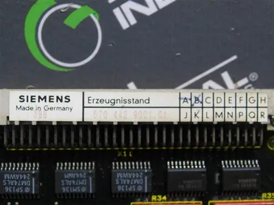 Siemens 570 442 9001.01 Interface Module Rev. B Used