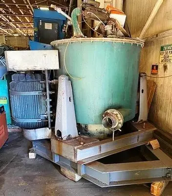 Sharples 48 x 30 perforate basket centrifuge, 316SS.