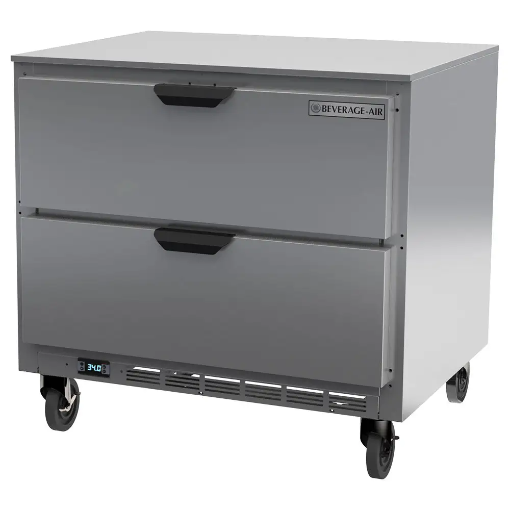 Beverage-Air UCRD36AHC-2 36" W Undercounter Refrigerator W/ (1) Section & (2) Drawers, 115v