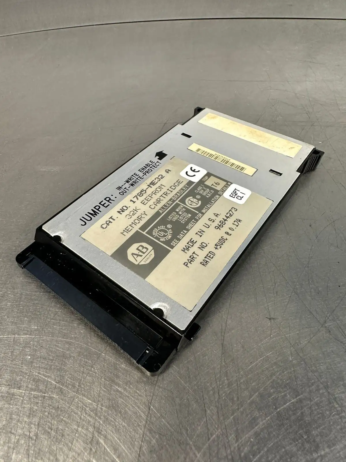 1785-ME32 /A Allen Bradley 32K EEPROM Memory Cartridge 96844273 (7.3.4)
