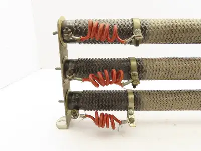 Milwaukee Rib Wound Resistor 50 ohm 11.25" Long Set of 3 Crane Motor Control