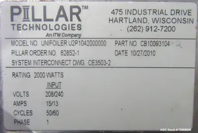 USED PILLAR U2P