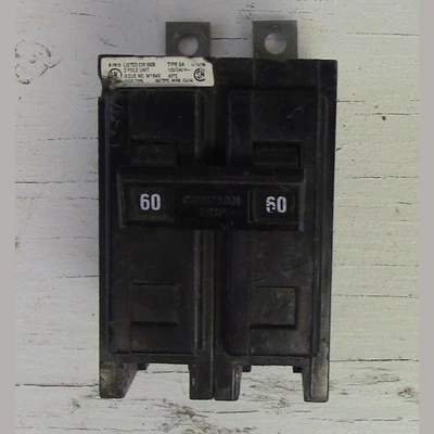 Cutler Hammer 2 Pole 60 Amp Bolt-on Breaker