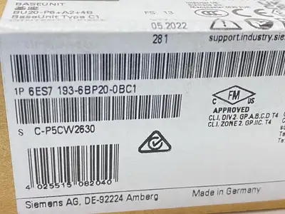 NEW SIEMENS SIMATIC ET 200SP BASE UNIT