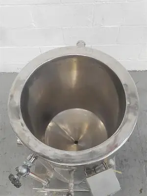 Thomas Burkhard stainless steel 9 gallons tank.