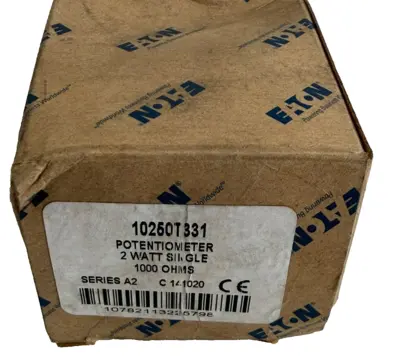 USED EATON 10250T331 POTENTIOMETER 2 WATT 1000 OHMS SERIES A2