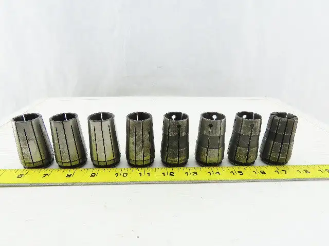 TG 100 Mixed Lot Collets 1/4"  3/8" 1/2"  5/8" 3/4" Lot Of 8