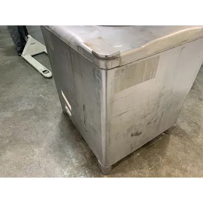 Used 395 Gallon IBC Stainless Steel Portable Liquid Tote