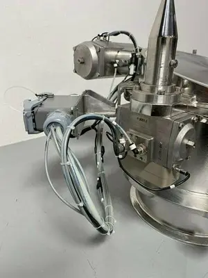 USED GLATT STAINLESS STEEL 250-A-057 FLUID BED SYSTEM POWDER DISPENSER