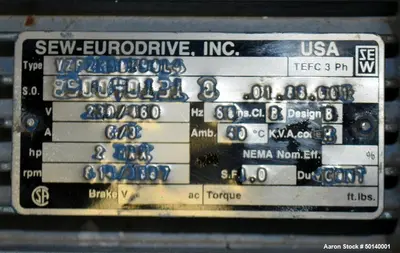 Used PAUL O ABBE 1BSB Double Arm Mixers Illinois US | Aaron Equipment #85309