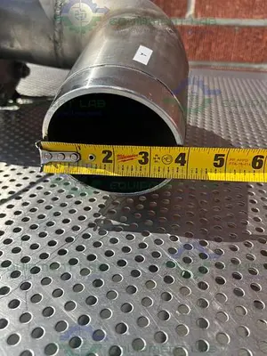 Unbranded  Diffusion Pump 8" x 36" w/ 4" Stainless Steel Elbow
