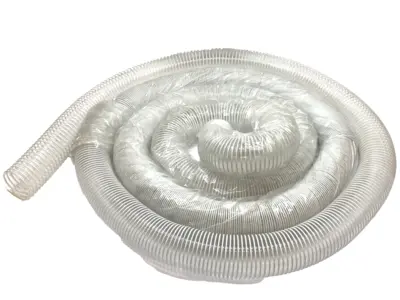 Vacuum Ducting 3" | Clear Hose Flexible 22' FT - New Other