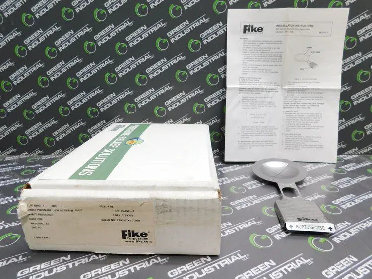 Used FIKE _UNKNOWN_ Rupture Disc Or Containment Disc Wisconsin US | Green Industrial #683642