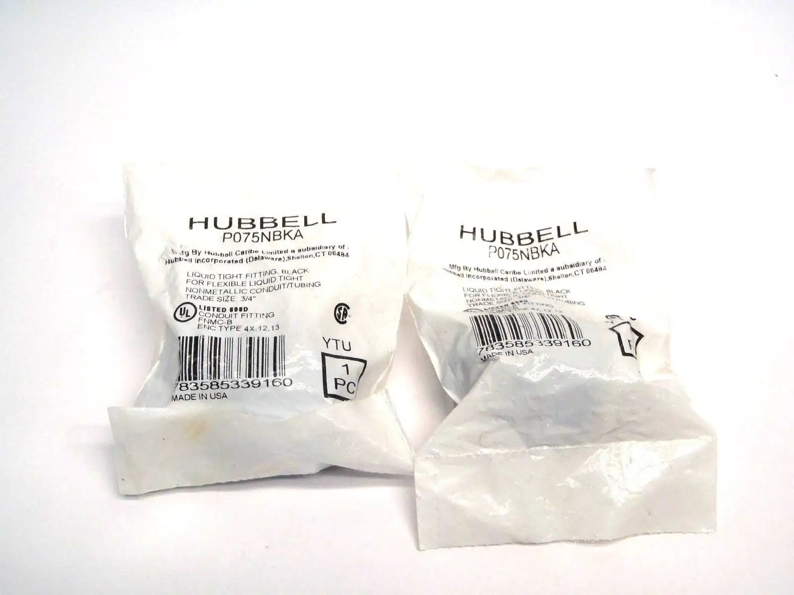 New | in-Stock HUBBELL 3/4" NON-METALLIC LIQUID TIGHT CONDUIT FITTING Electrical Fittings | Maverick Industrial Sales #1120078