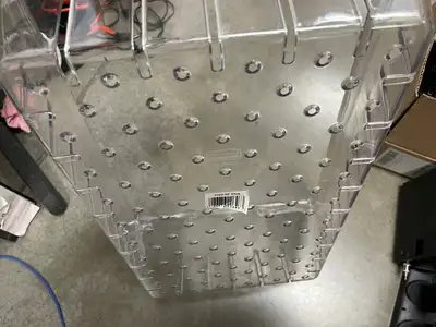 New | in-Stock Rubbermaid New Rubbermaid 3322 Colander for Food Boxes - Clear 26" x 18" x 8" Food, Restaurant, & Bakery Parts & Accessories Illinois US | Falcon Restaurant Supply #1376220