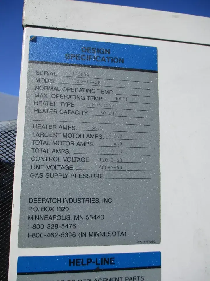 USED DESPATCH VR2-19-2E