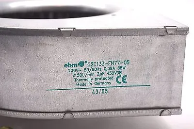 NEW EBM G2E133-FN77-05 CENTRIFUGAL BLOWER G2E133FN7705