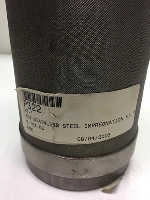 304 Stainless Steel Impregnation Filter 2 -T03-03 *Fast Shipping* Warranty!