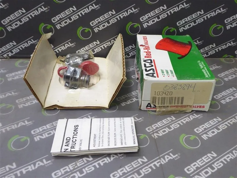 ASCO 103420 Solenoid Valve Spare Parts Kit New NIB