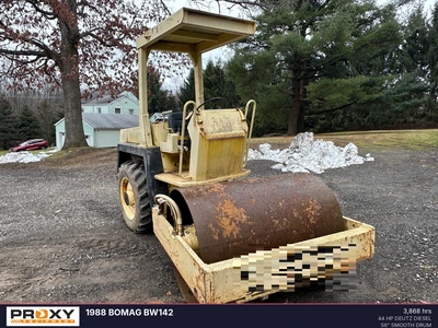 Used 1988 BOMAG BW142 Single Drum Rollers New Jersey US | Proxy Equipment #1384910