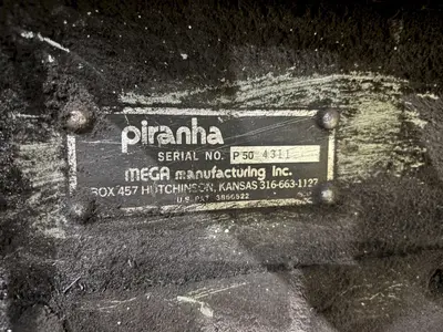 50 TON PIRANHA MODEL #P50 HYDRAULIC IRONWORKER: STOCK #23214