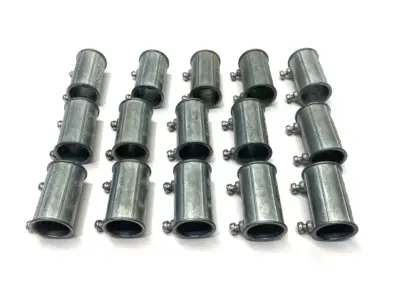 New | in-Stock Steel City Set-Screw EMT Coupling 3/4" LOT OF 15 Electrical Fittings Michigan US | Maverick Industrial Sales #1395230