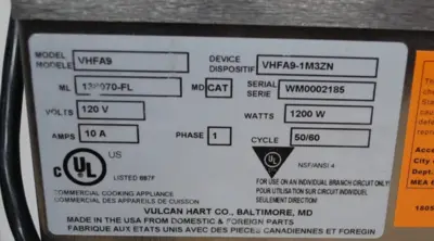 USED Vulcan NUMBER:
