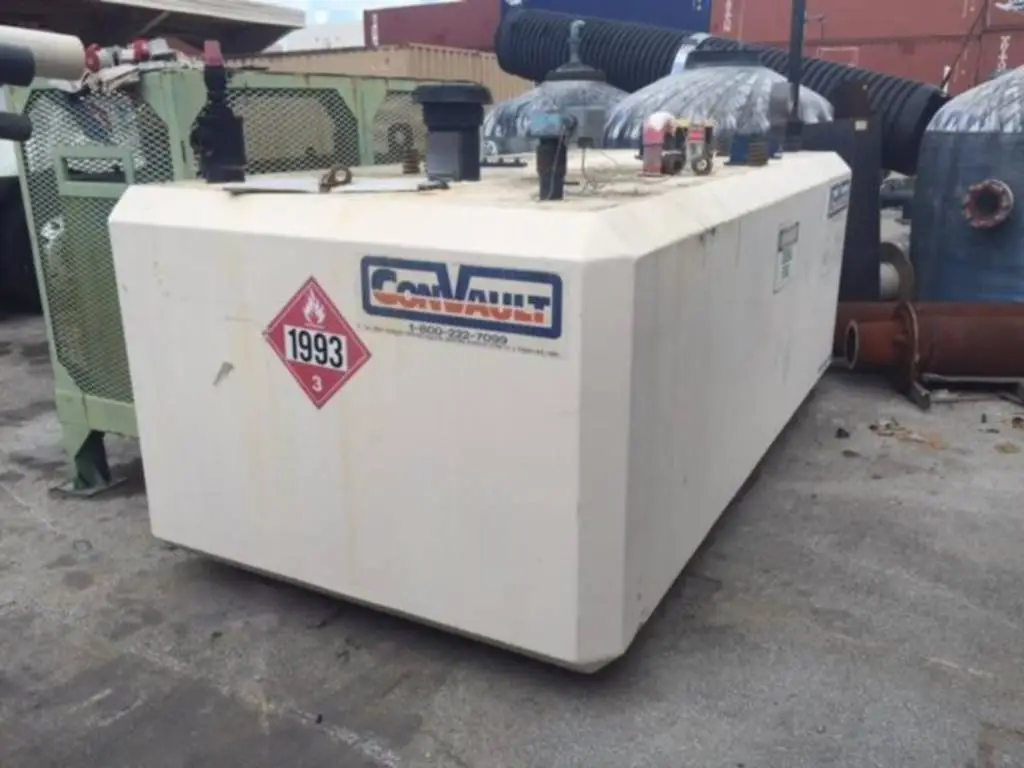 Used CONVAULT 500 GALLON ABOVE GROUND FUEL TANK Stationary Fuel Tanks Florida US | USA Transequipment #1542500