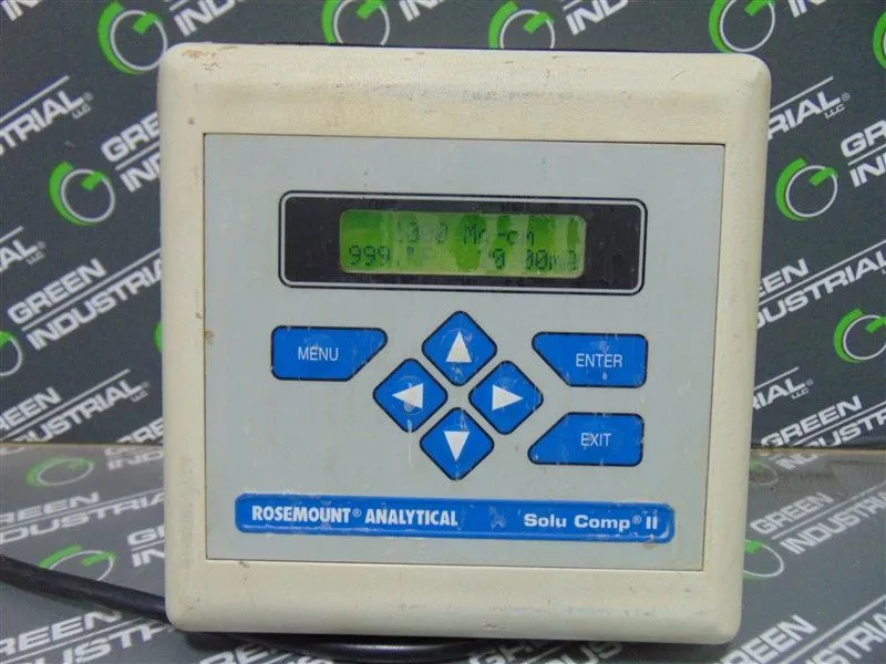Rosemount 1055-01-10-20 Solu Comp II Conductivity Meter Used
