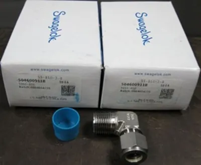 QTY. 2. BOXES OF 10 SWAGELOK SS-810-2-8 STAINLESS ...