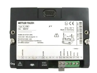 NEW METTLER TOLEDO M 700X MODULE TYPE O2 4700 X 52 121 189 M700X