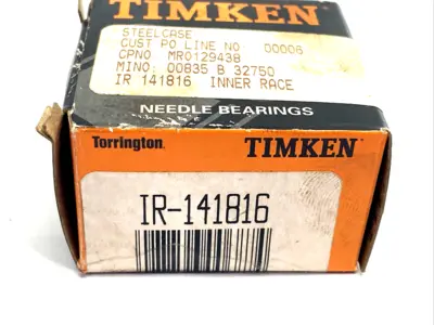 IR-141816 | Timken  Needle Bearing Inner Ring/Race, 0.8750" Bore, 1.1250" O.D. - New – Open Box