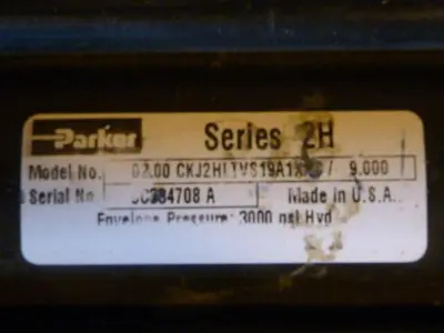 USED PARKER 02.00 CKJ2HLTVS19AIX 9.000