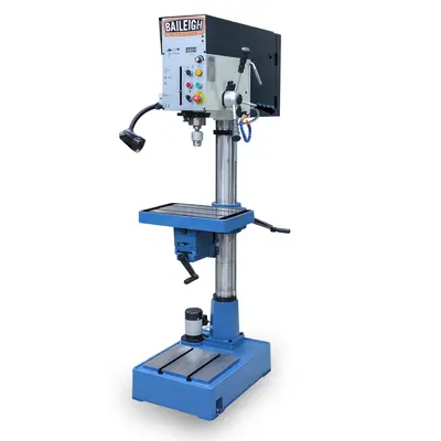New | in-Stock BAILEIGH DP-1400VS-220V Heavy Duty & Sensitive Single Spindle Drills Illinois US | Olympus Machinery Group #1350428